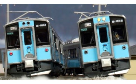 H034-25 鉄道模型【Nゲージ】青い森鉄道701系 スタートセット - 埼玉県