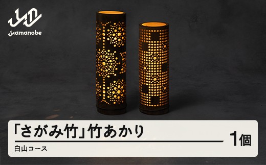 さがみ竹」竹あかり (白山コース) インテリア ライト 竹 ty-kgtah