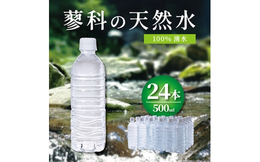 蓼科の天然水 ラベルレスボトル 500ml×24本 長野県茅野市からお届け【1702351】
