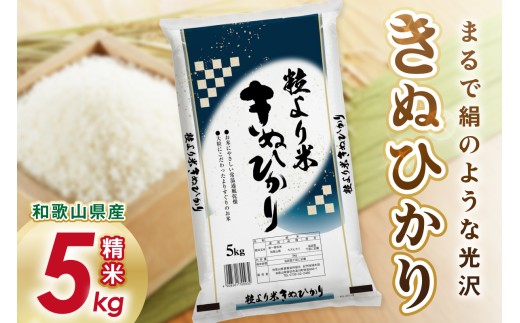 御坊・日高地方産 粒より米 きぬひかり 5kg - 和歌山県御坊市