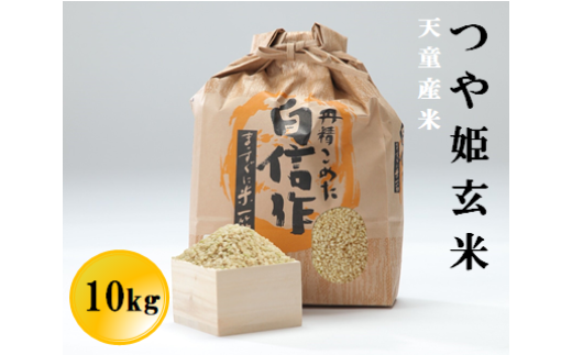 08-05-029 つや姫玄米10kg - 山形県天童市｜ふるさとチョイス