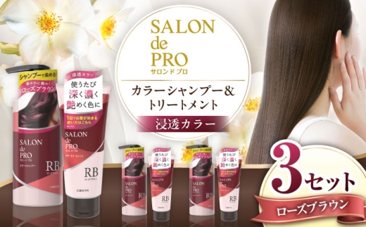 ダリヤ サロンドプロ カラーシャンプー・トリートメント 各3個セット