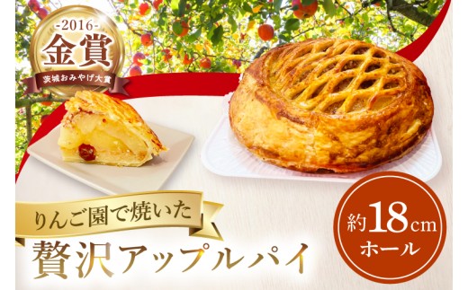 藤田観光りんご園】りんご園で焼いた贅沢アップルパイ（ホールサイズ