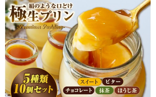❦ぷりん❦商品 極生プリン 5種10個セット（3402） - 愛知県知立市｜ふるさとチョイス