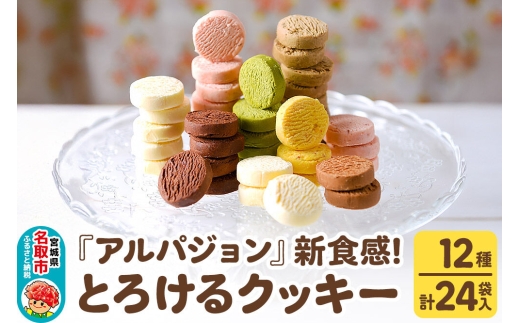 クッキー専門店ｃｈｅｚ－ｍｏｉ様 　　①オーダー専用ページ アルパジョン 新食感！ とろける クッキー 12種 計24袋入 ベルギー産