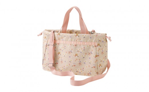 LeSportsac × familiar トートバッグ　新品 LeSportsac × familiar〉ショルダーバッグ 総柄 - 兵庫県神戸市