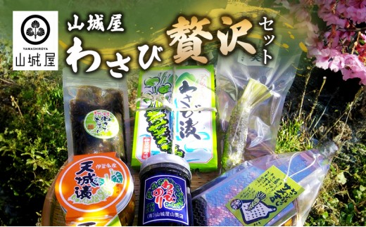 山城屋 わさび贅沢セット 調味料 - 静岡県河津町｜ふるさとチョイス