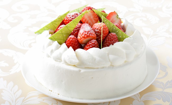 12月 冬のデコレーションケーキ