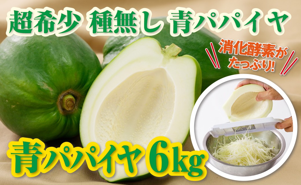 【野菜】としての注目食材「青パパイヤ」