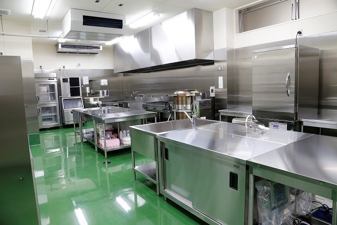 衛生管理を徹底した工場内部