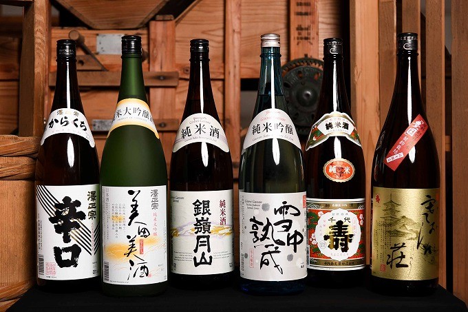日本酒一升瓶6本