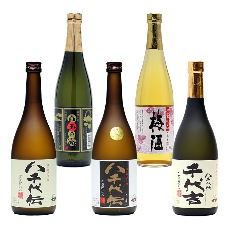 B2-2509/八千代伝酒造・白玉醸造 小瓶 5本セット