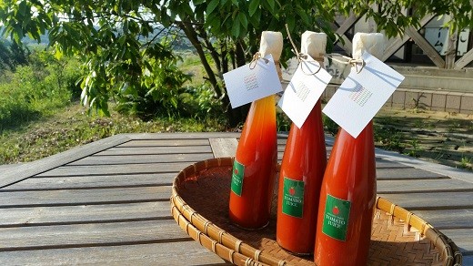 きっちょんどんの無添加トマトジュース 3本セット