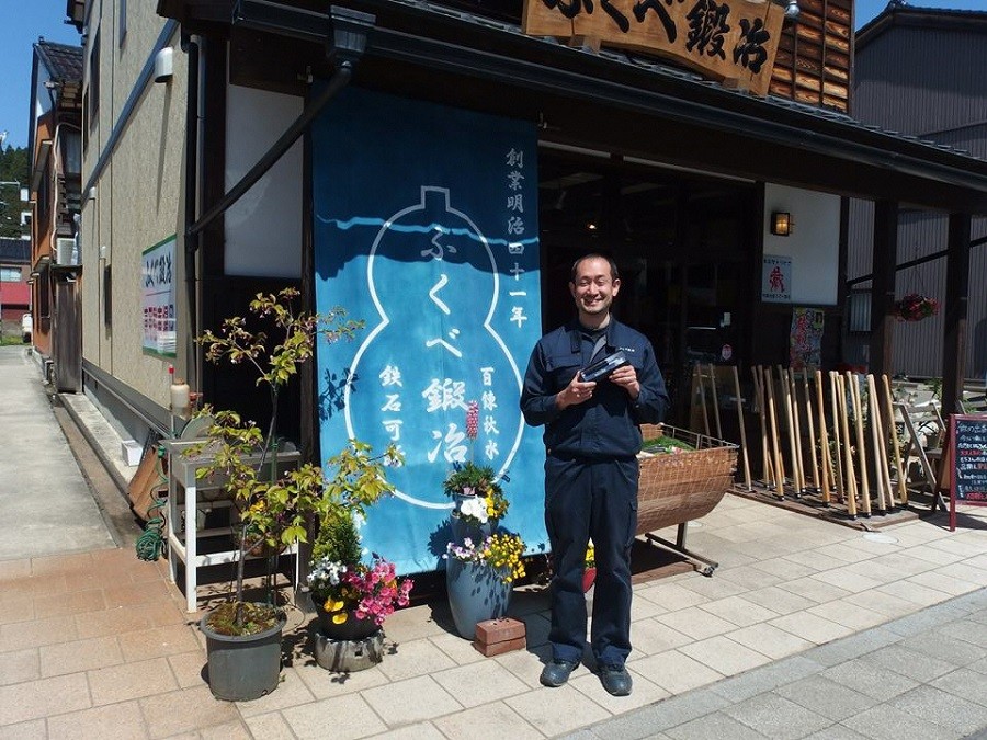 鍛冶職人の四代目 干場健太朗