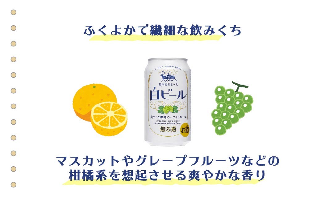 銀河高原ビール "白ビール"