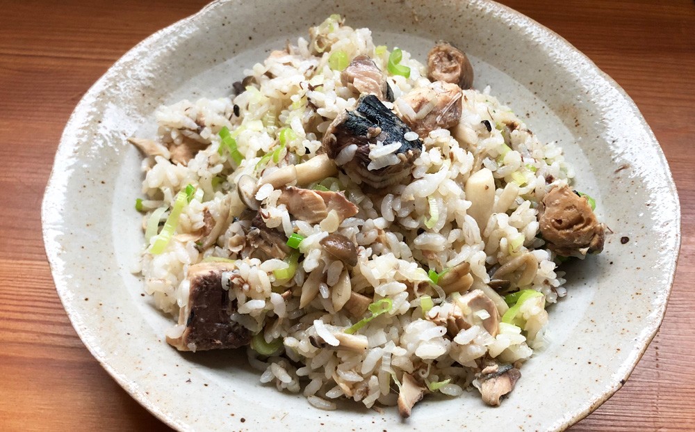 サバの和風チャーハン