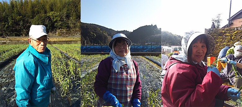 力を貸してくれるパートさん達(地元の方)