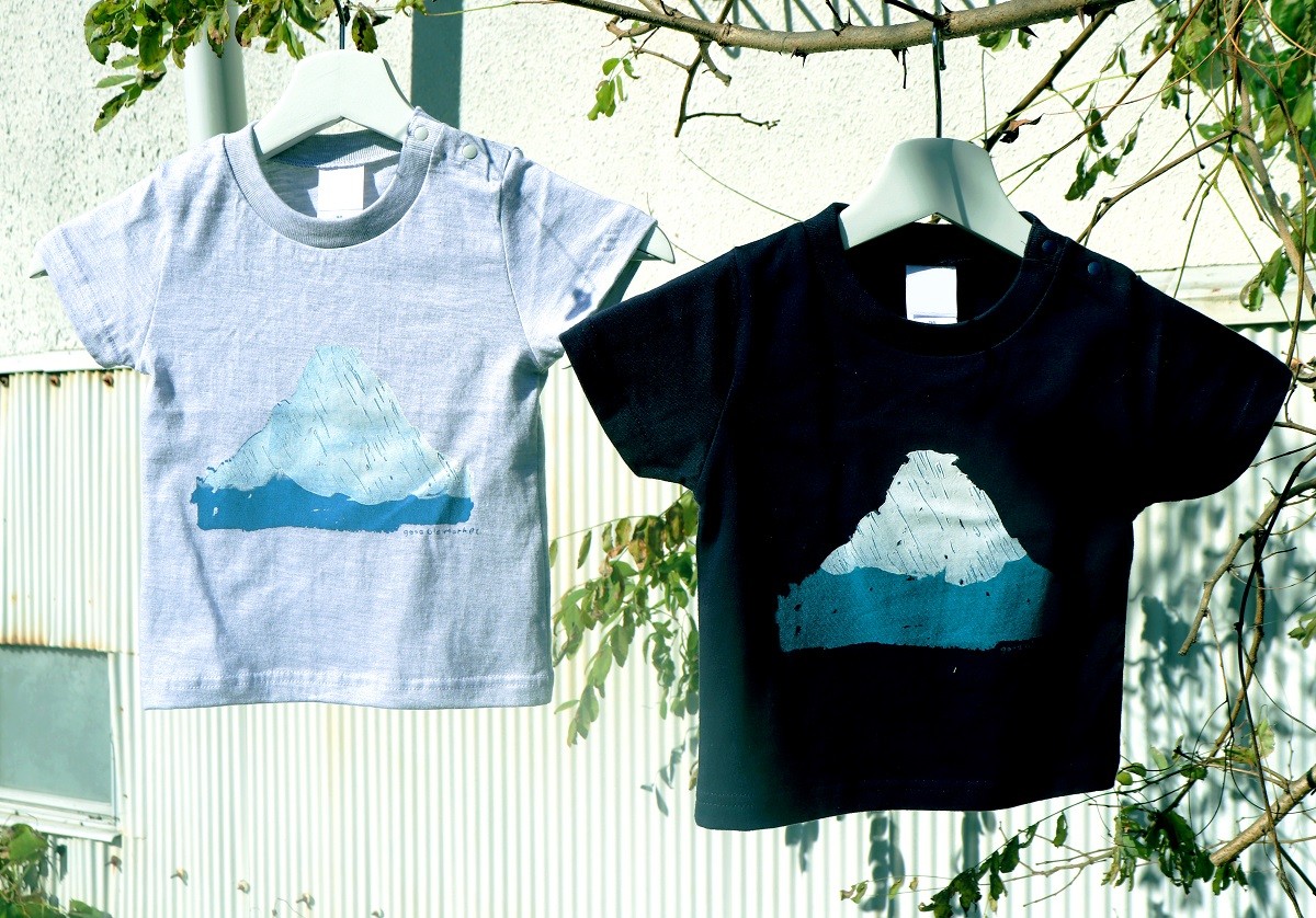T-shirt Kids：Navy/ Gray《MADE IN FUJIYOSHIDA》 山梨県富士吉田市｜ふるさとチョイス  ふるさと納税サイト