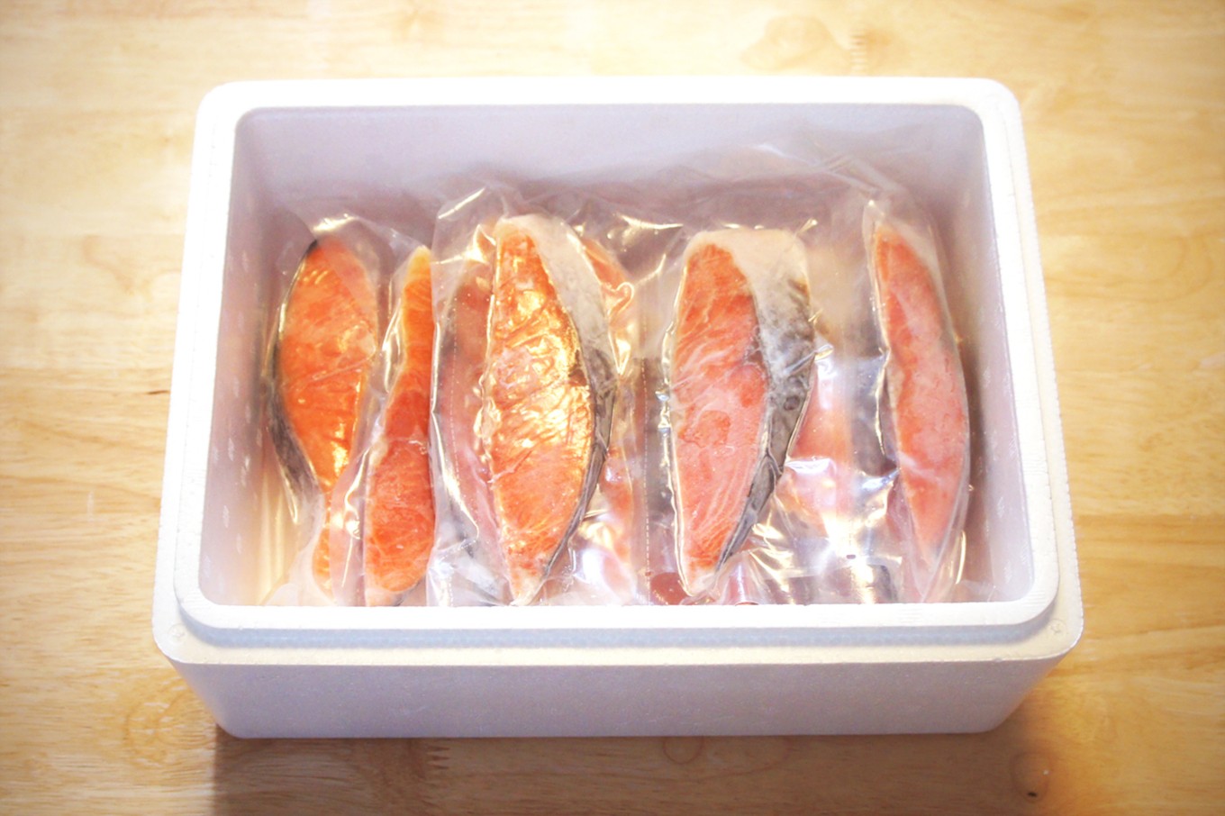個々の包装って想像以上に便利です~忙しい朝に手が魚臭くなる心配なし!