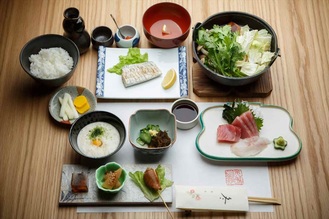 オプションで四万十町産食材を使ったお料理も