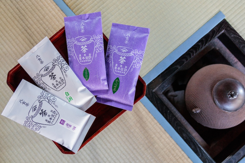 自宅用日本茶 緑茶】＜八女茶＞許斐本家 玉露白折・かぶせ他 飲み比べ