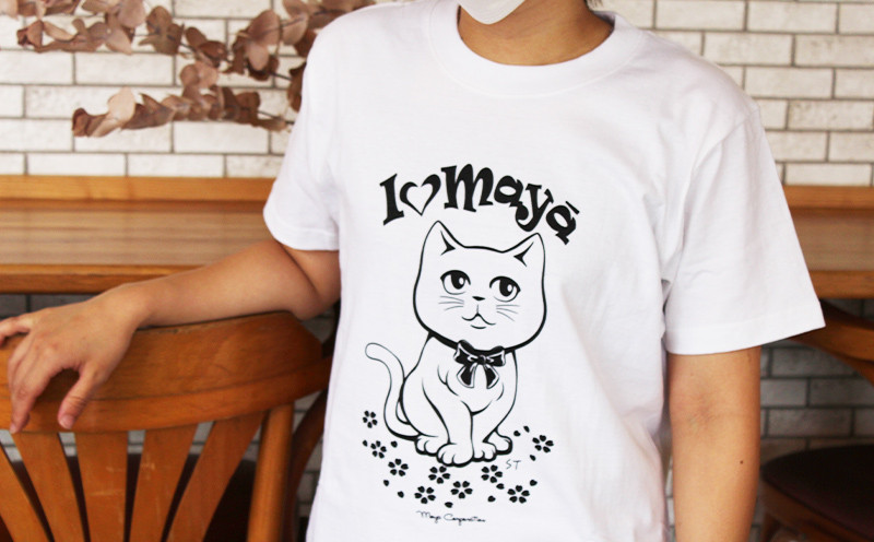 オリジナルtシャツセット マヤー 猫 のマリリン Mサイズ 沖縄県糸満市 ふるさと納税 ふるさとチョイス