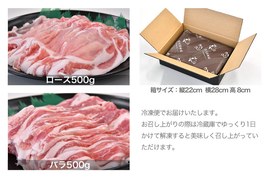 極豚は冷凍便でのお届けとなります。