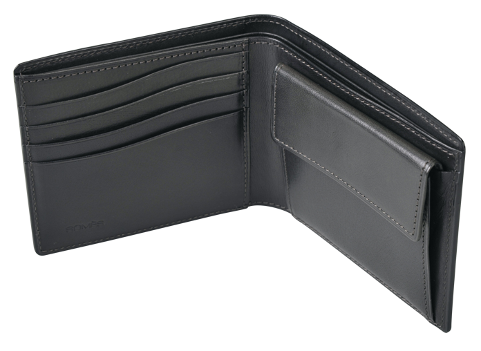 HV-02]SOMES HV-02 2つ折財布（ブラック） 革 革製品 財布 コードバン 馬革 [12260219] 通販 