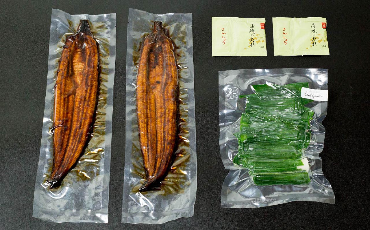 土佐流 有機の葉ニンニクと国産ウナギ蒲焼140g 2尾の絶品スタミナセット 高知県須崎市 ふるさと納税 ふるさとチョイス