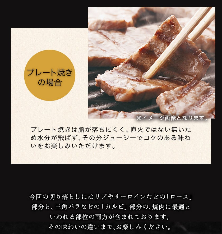 黒毛和牛 焼肉用切り落とし カルビ ロース 500g 2月下旬 3月末頃より順次出荷 くまモンパッケージ焼き肉のタレつき 牛肉 焼肉 熊本県荒尾市 ふるさと納税 ふるさとチョイス