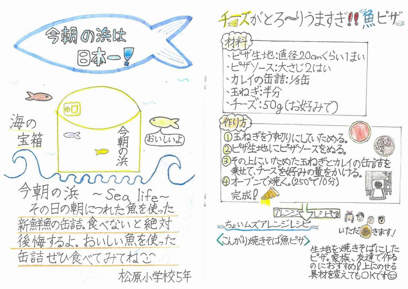 小学生が考えたレシピ1