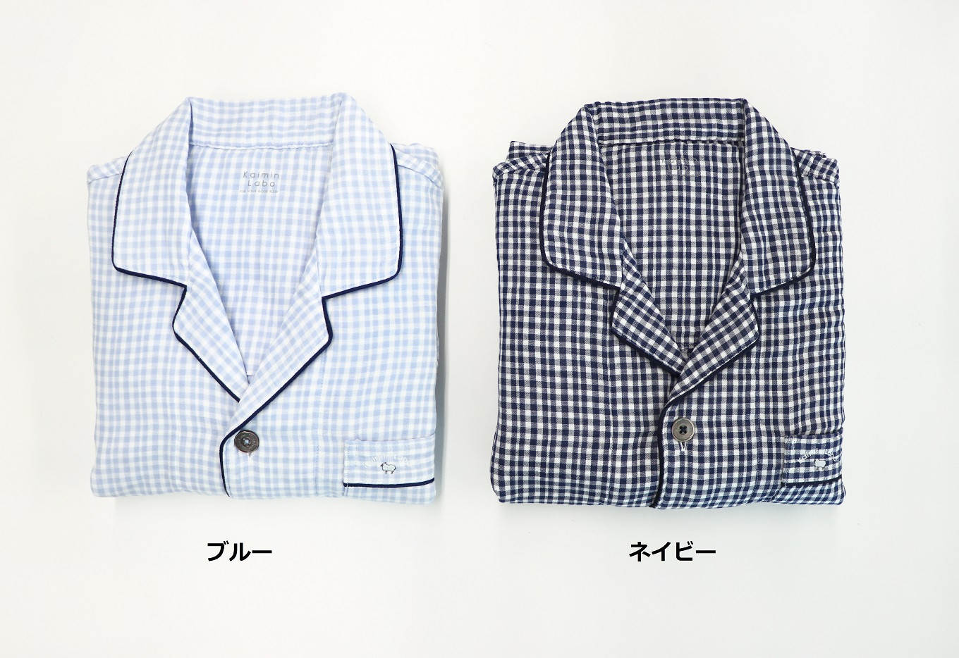 36 4 熟成綿3重ガーゼ チェック柄メンズ長袖パジャマ 播州織使用 ブルー 160サイズ 兵庫県西脇市 ふるさと納税 ふるさとチョイス