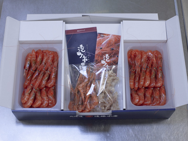 お楽しみ干しエビとタラ珍味のおまけ付き!