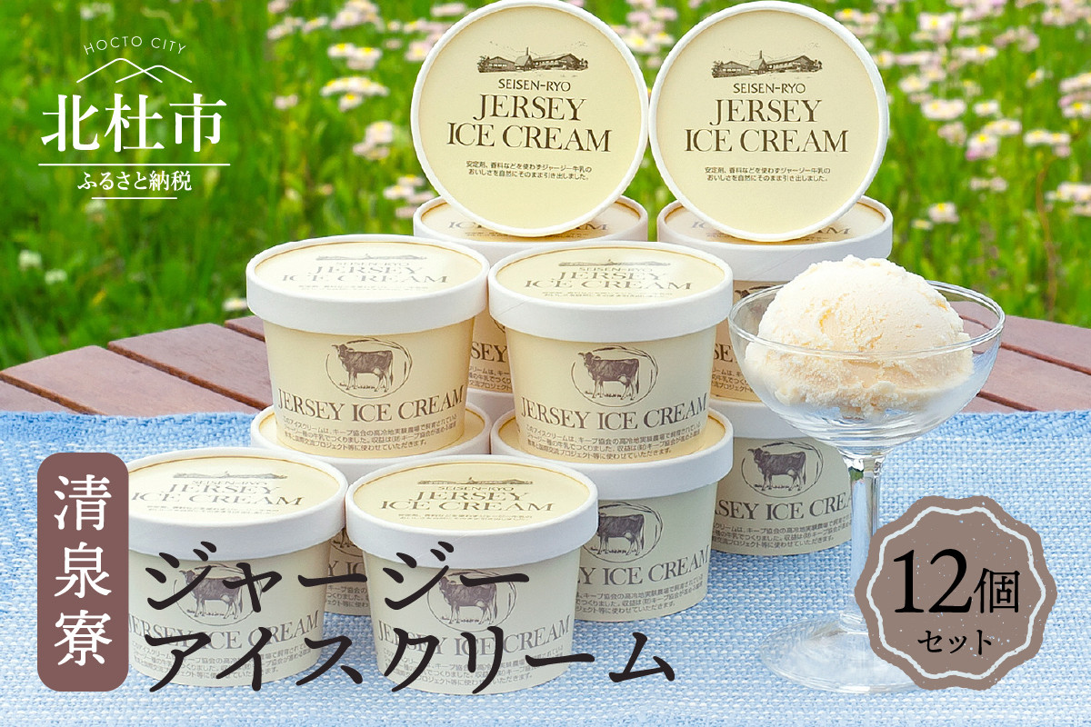 清泉寮有機ジャージー牛乳からアイスクリームセット(120ml×12) - 山梨県北杜市｜ふるさとチョイス - ふるさと納税サイト