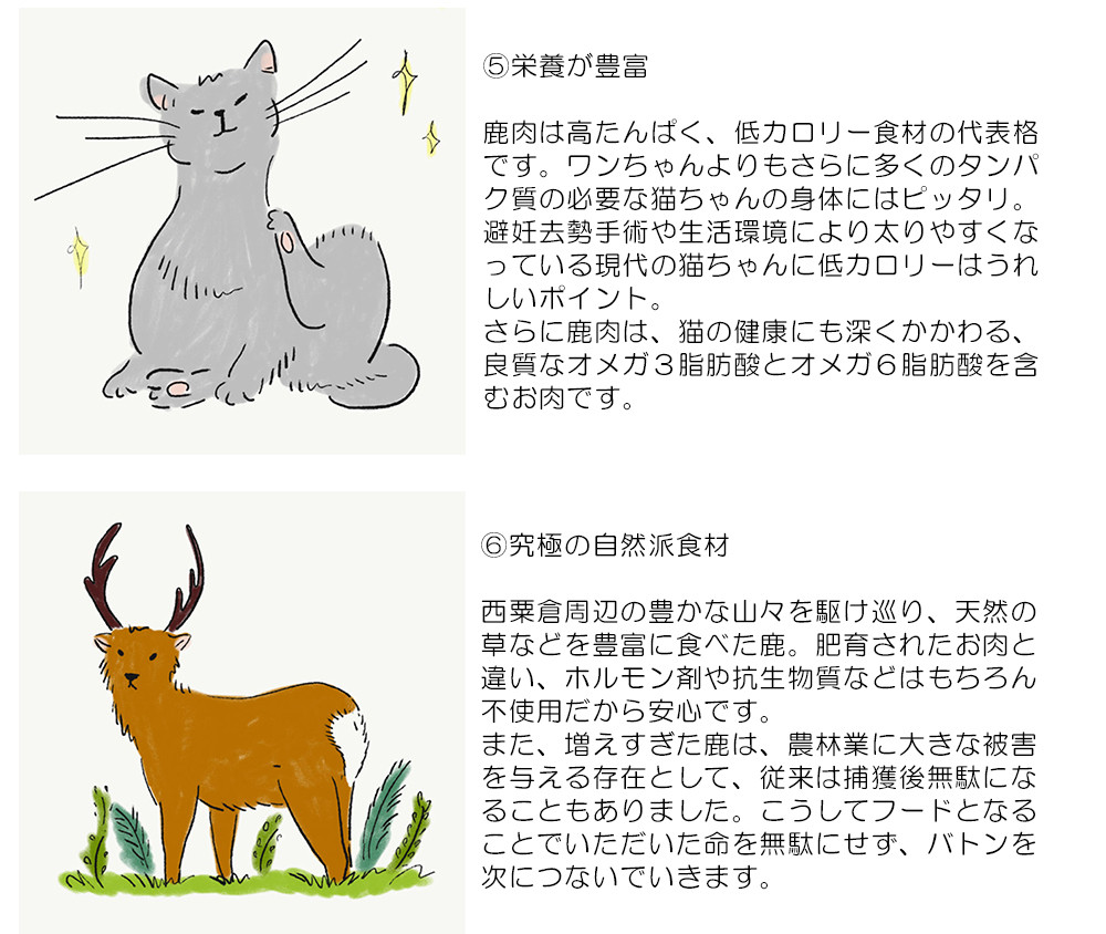 森のジビエ for PET 鹿あばら＆肩甲骨ジャーキーセット【中型・大型犬