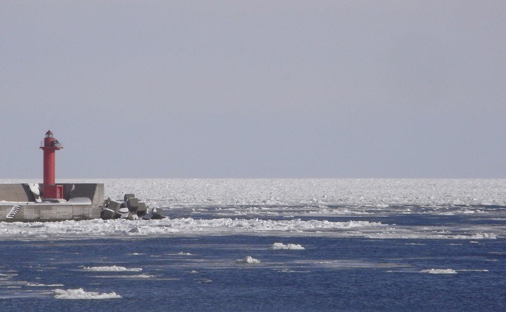 オホーツクの海の幸を育む流氷