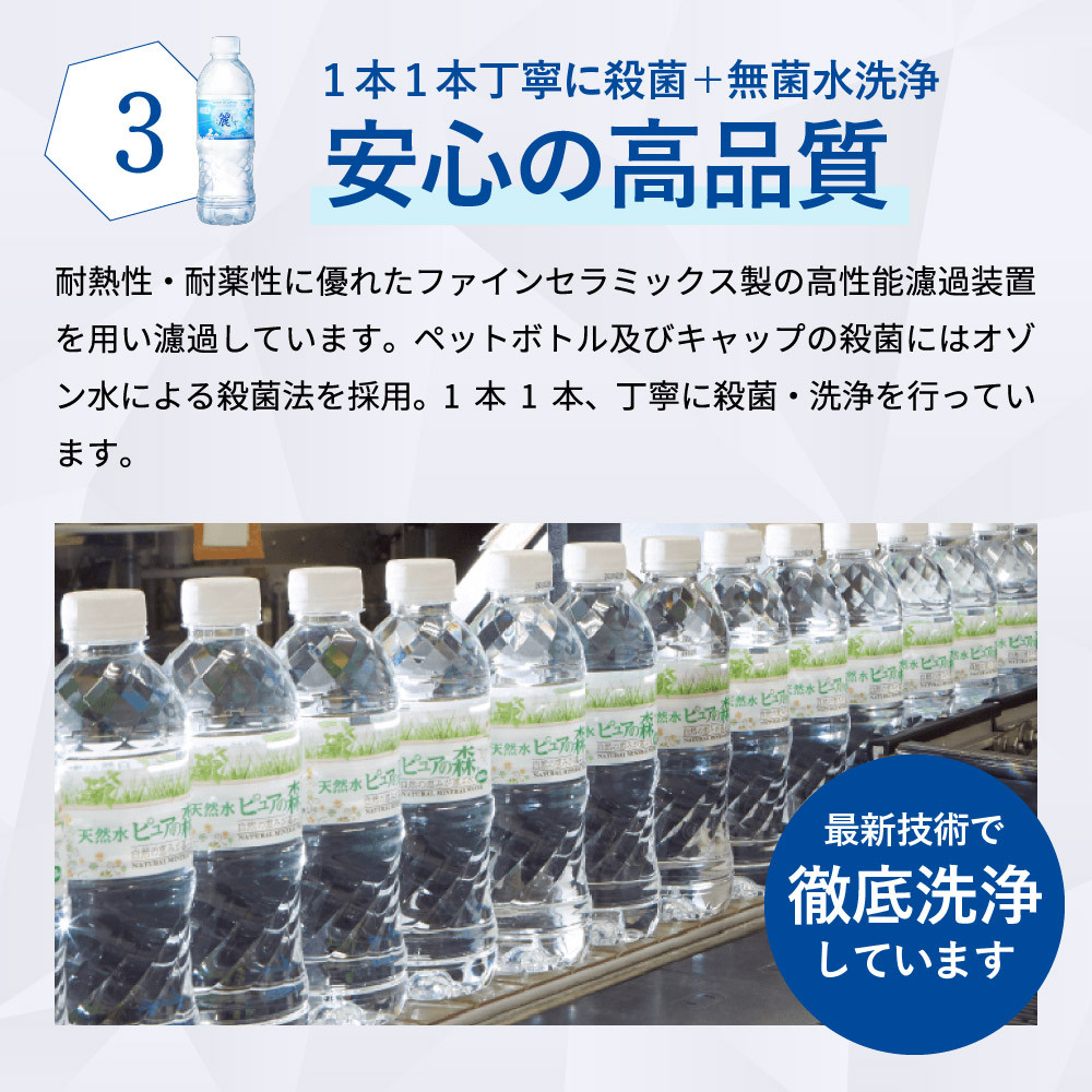 硬度27mg/L 超軟水! ナチュラルミネラルウォーター 麗しずく （500ml