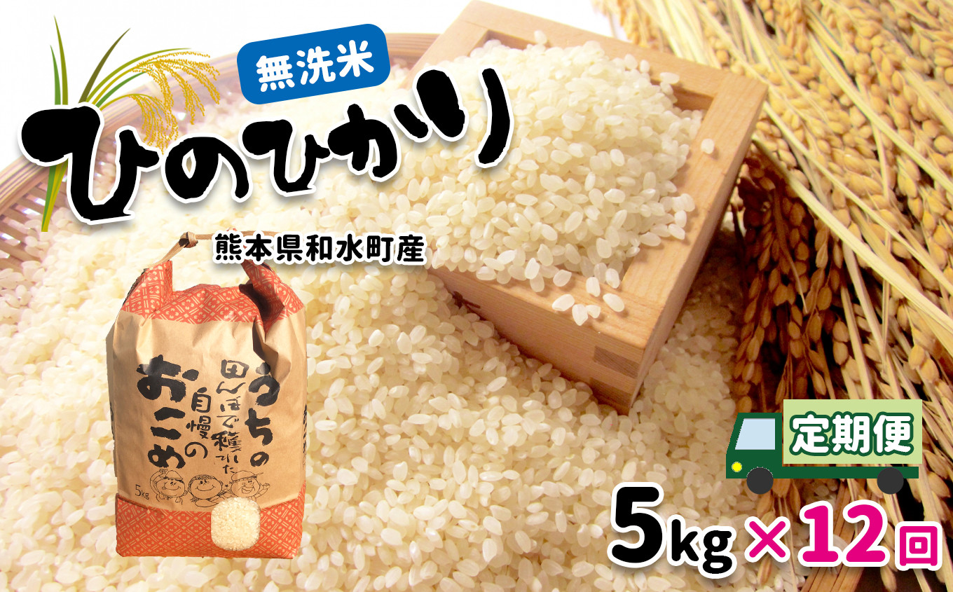 ふるさと納税 熊本県 山鹿市 ヒノヒカリ 無洗米 5kg5kg 無洗米 精米 特