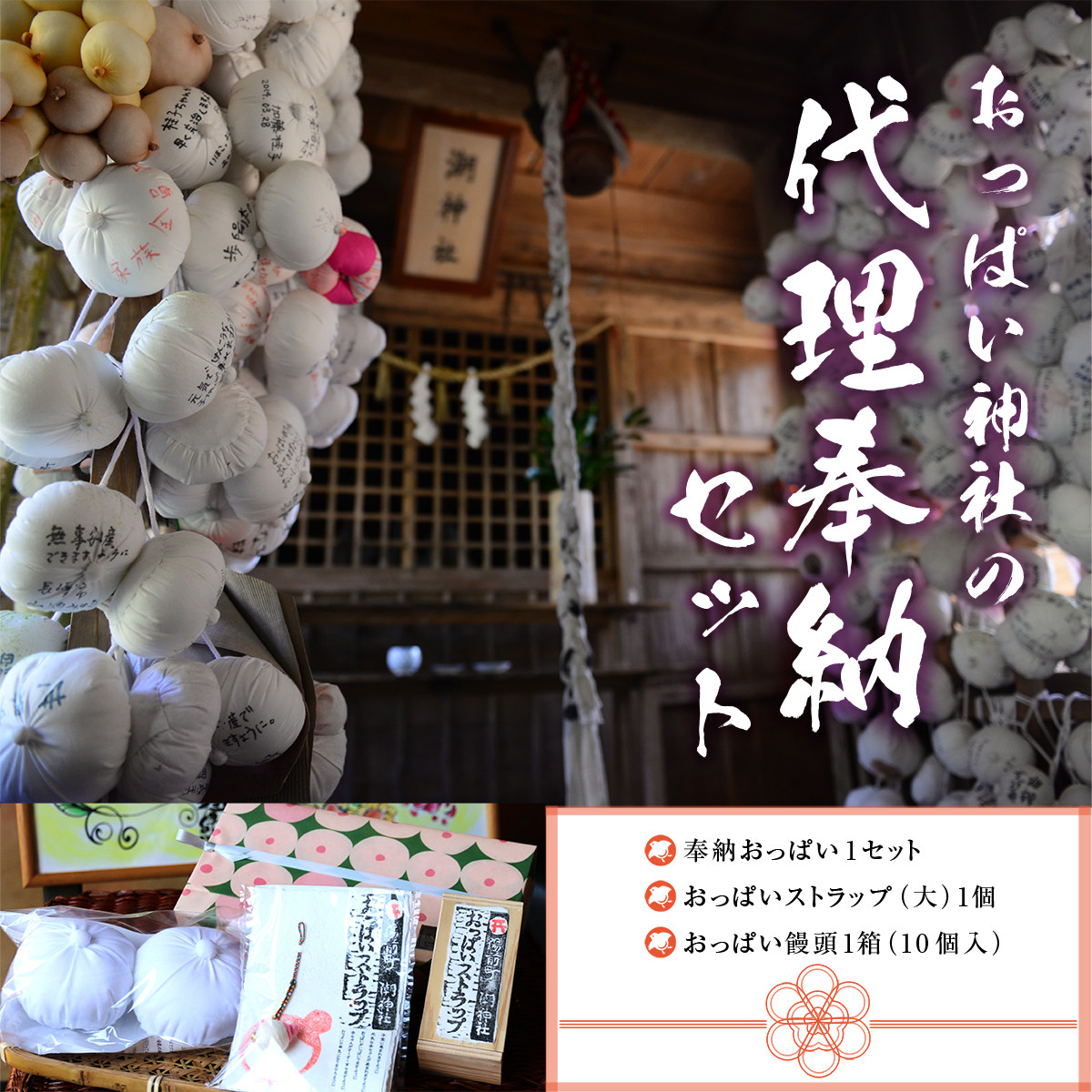 おっぱいの神様】おっぱい神社の代理奉納セット - 熊本県湯前町