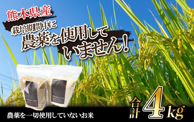 AP 栽培期間中農薬を一切使用していないお米 4kg(2kg×2) 熊本県和水町｜ふるさとチョイス ふるさと納税サイト