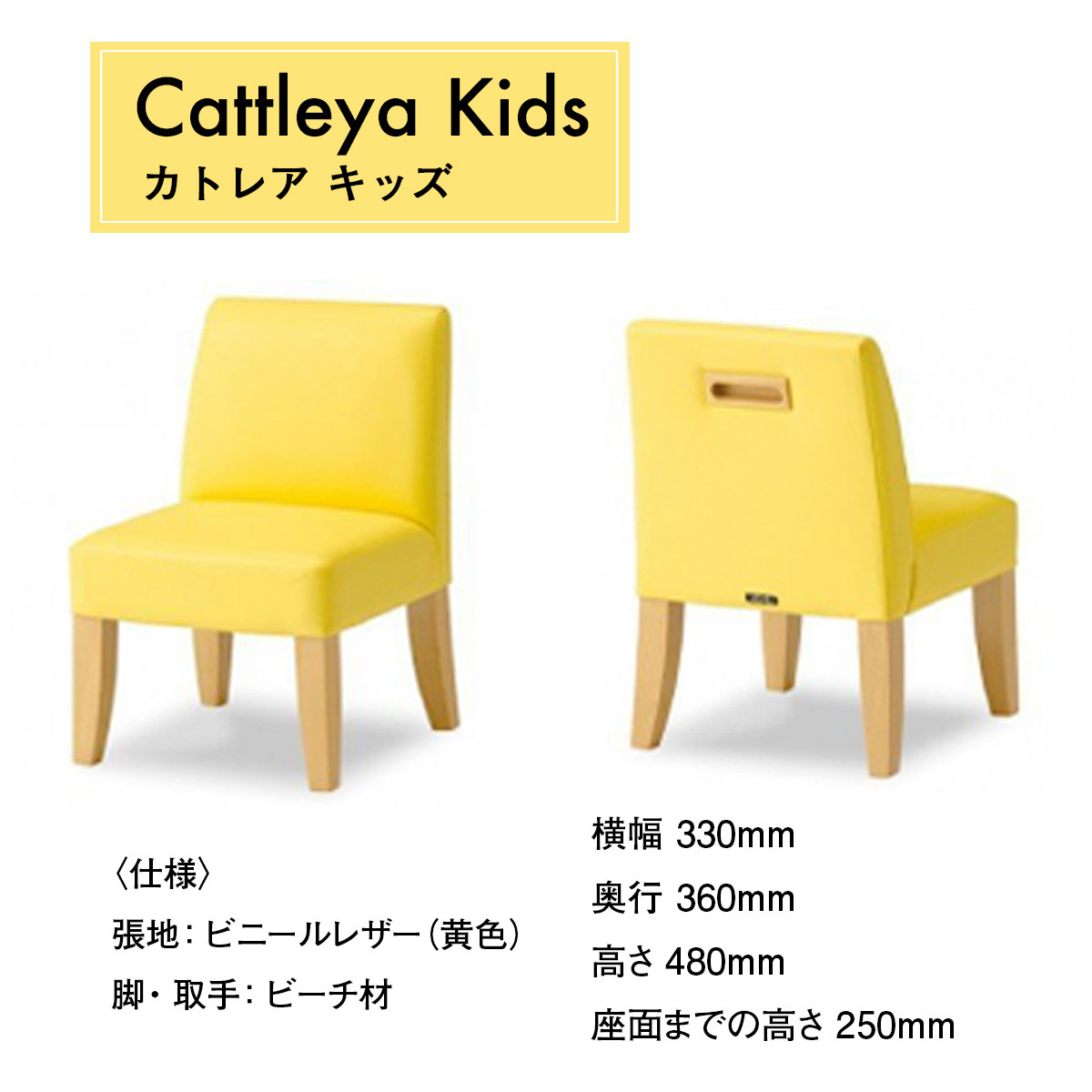 カトレア　キッズ ／ 椅子 チェア 子供用 シンプル オシャレ 福岡県　GZ001