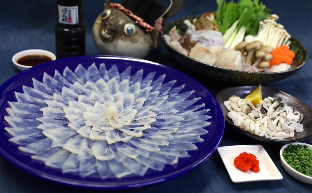 魚千代のふぐさし】国産とらふぐ刺身セット(冷蔵お届け)<2~3人前 ...