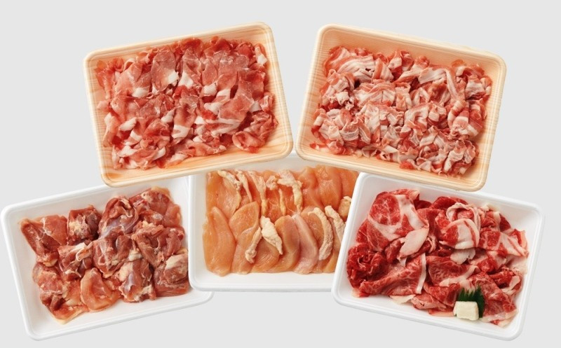 豊後牛、おおいたの豚・鶏の美味しい切り落しを毎月2kgお届けします！