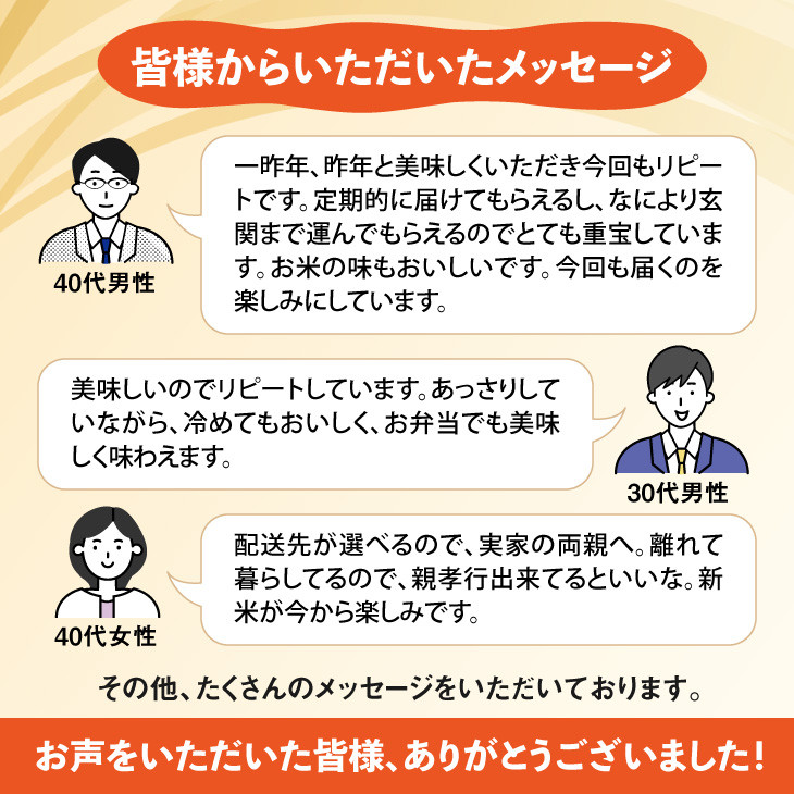 2022年11月下旬コース】【令和4年産】お米定期便 計60kg（20kg×3回）清流寒河江川育ち 山形産はえぬき 2022年産  048-C01-11下 - 山形県寒河江市｜ふるさとチョイス - ふるさと納税サイト