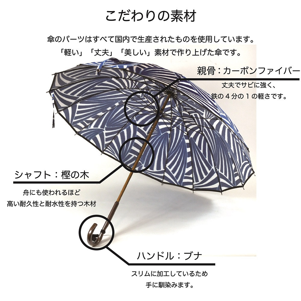 てまり（青） 雨傘 ほぐし織 16本骨 山梨県富士吉田市｜ふるさとチョイス ふるさと納税サイト