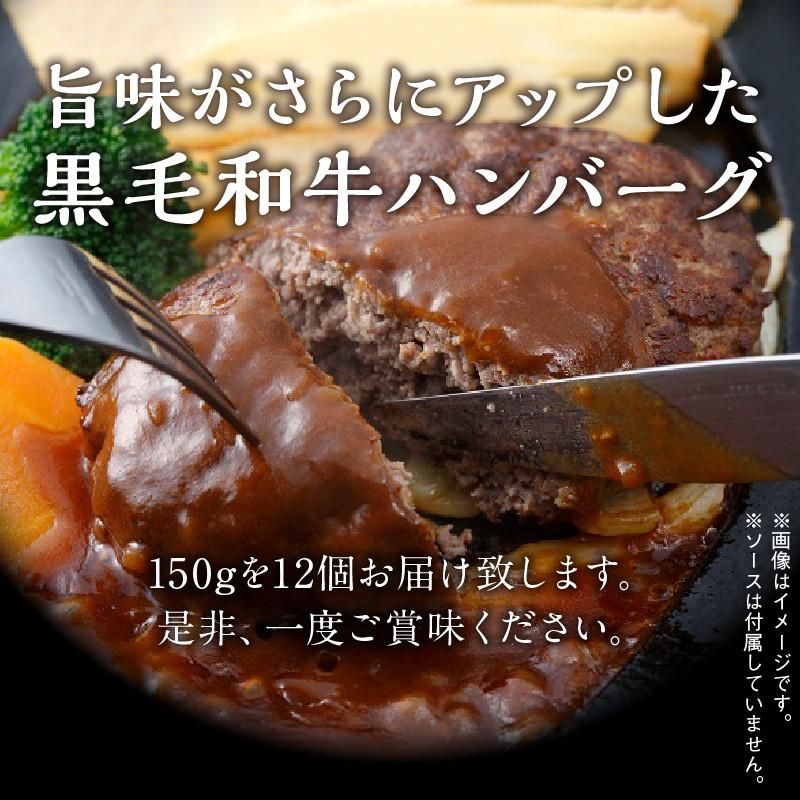 89-101 氷温（R）熟成 黒毛和牛ハンバーグ150ｇ×12個 - 熊本県宇土市｜ふるさとチョイス - ふるさと納税サイト