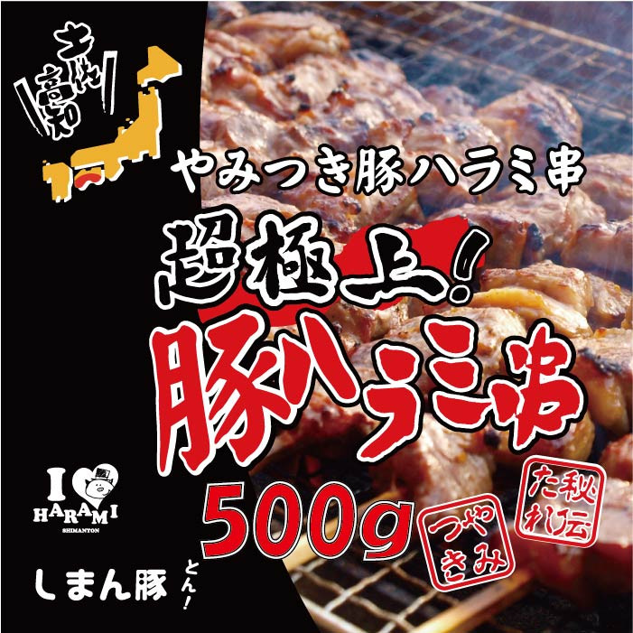 21-038．秘伝のタレに漬け込んだ「しまん豚(とん)」のやみつき豚はらみ串5本(約500ｇ)セット - 高知県四万十市｜ふるさとチョイス -  ふるさと納税サイト