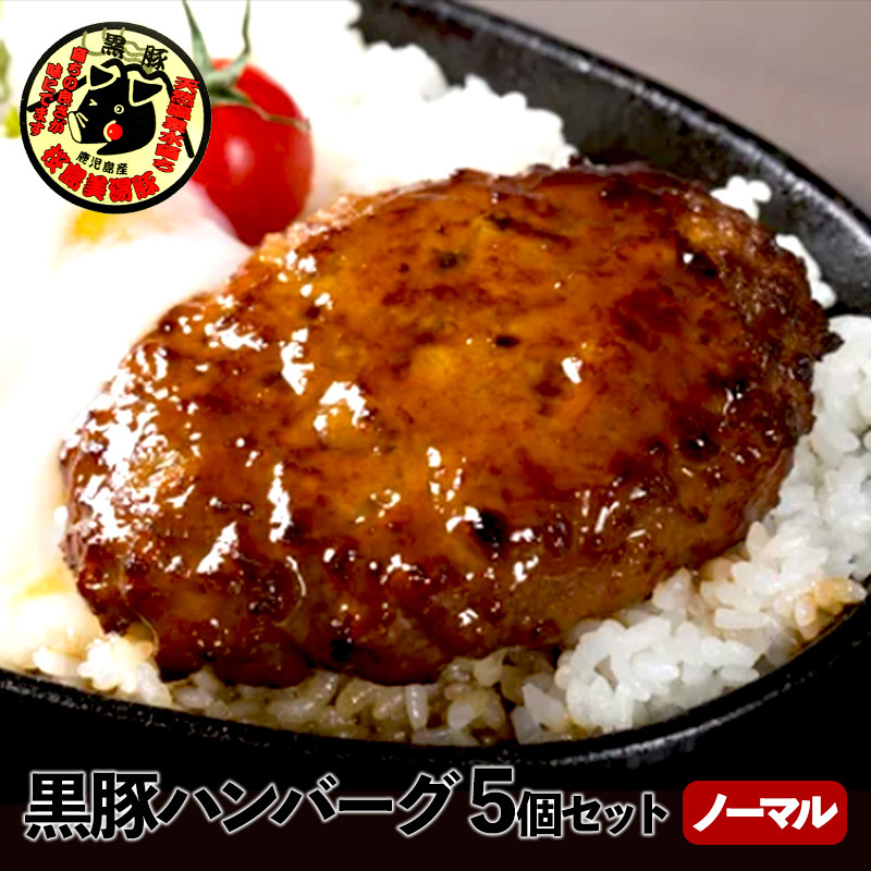 【黒豚】桜島美湯豚ハンバーグ 150g×5個