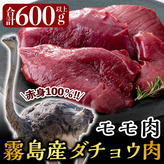 A5-022 国産！ダチョウ肉(モモ肉600g以上)【ビッグバード・カピリナ】 - 鹿児島県霧島市｜ふるさとチョイス - ふるさと納税サイト