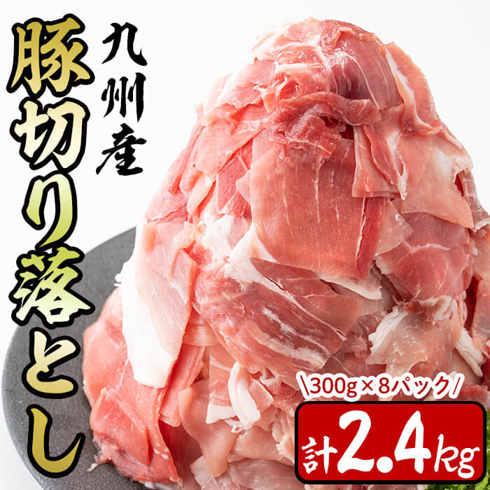 在庫一掃売り切りセール セット 合計3kg 豚肉切り落とし肉 鹿児島県産黒豚肉 500g